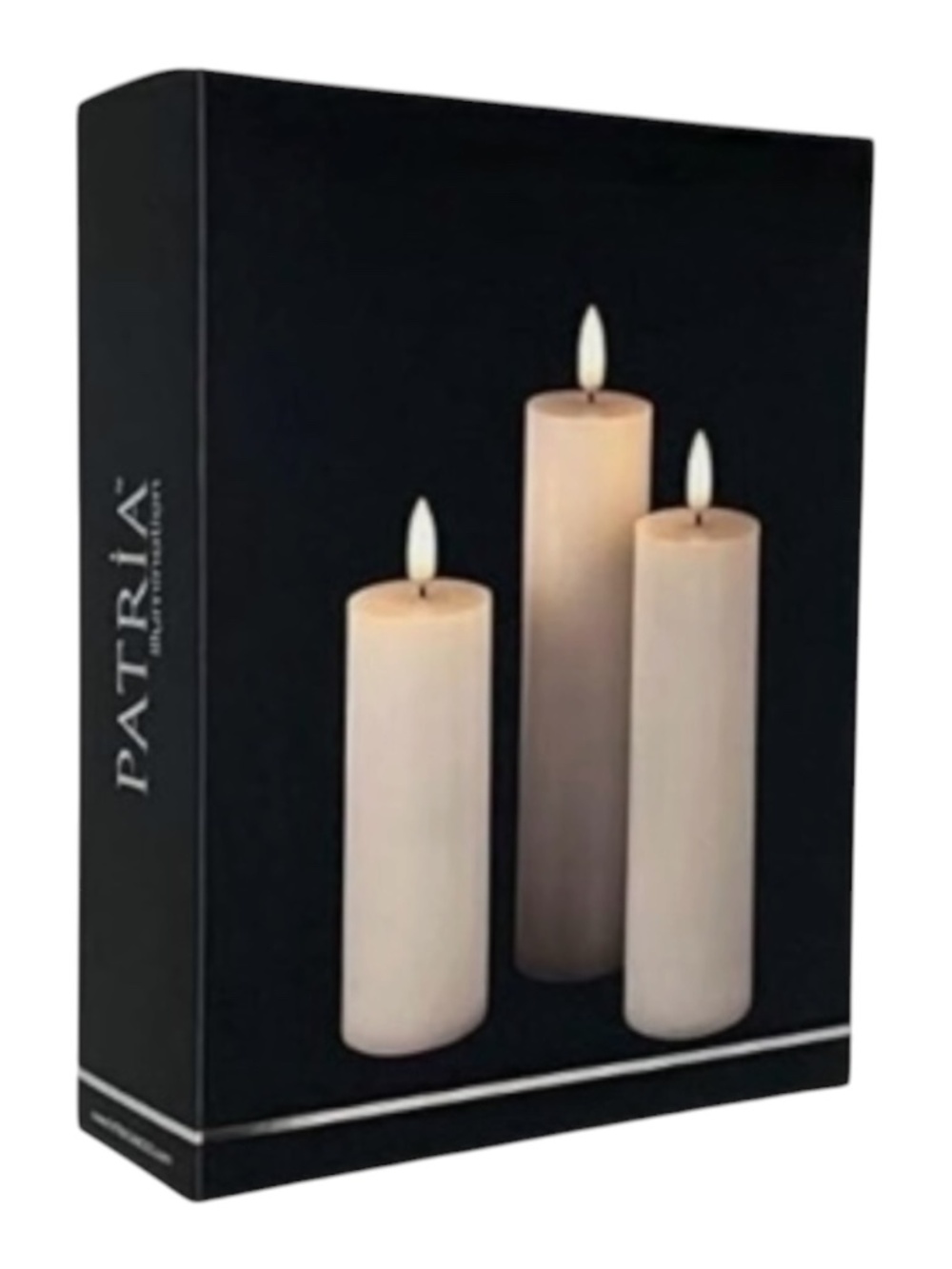 Patria Illumination Trio candles = set of 3